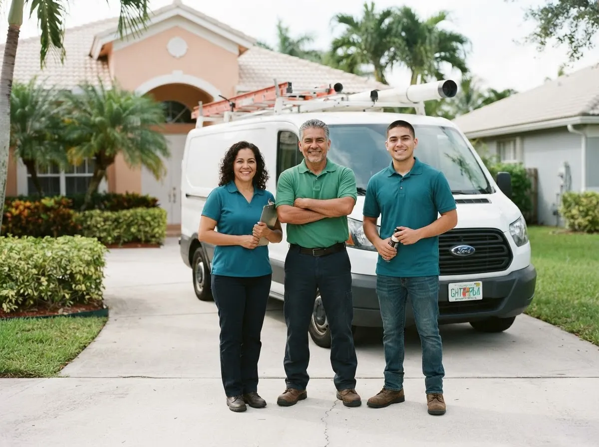 The Royal Palm Pest Control team, pest control service in Miami, FL
